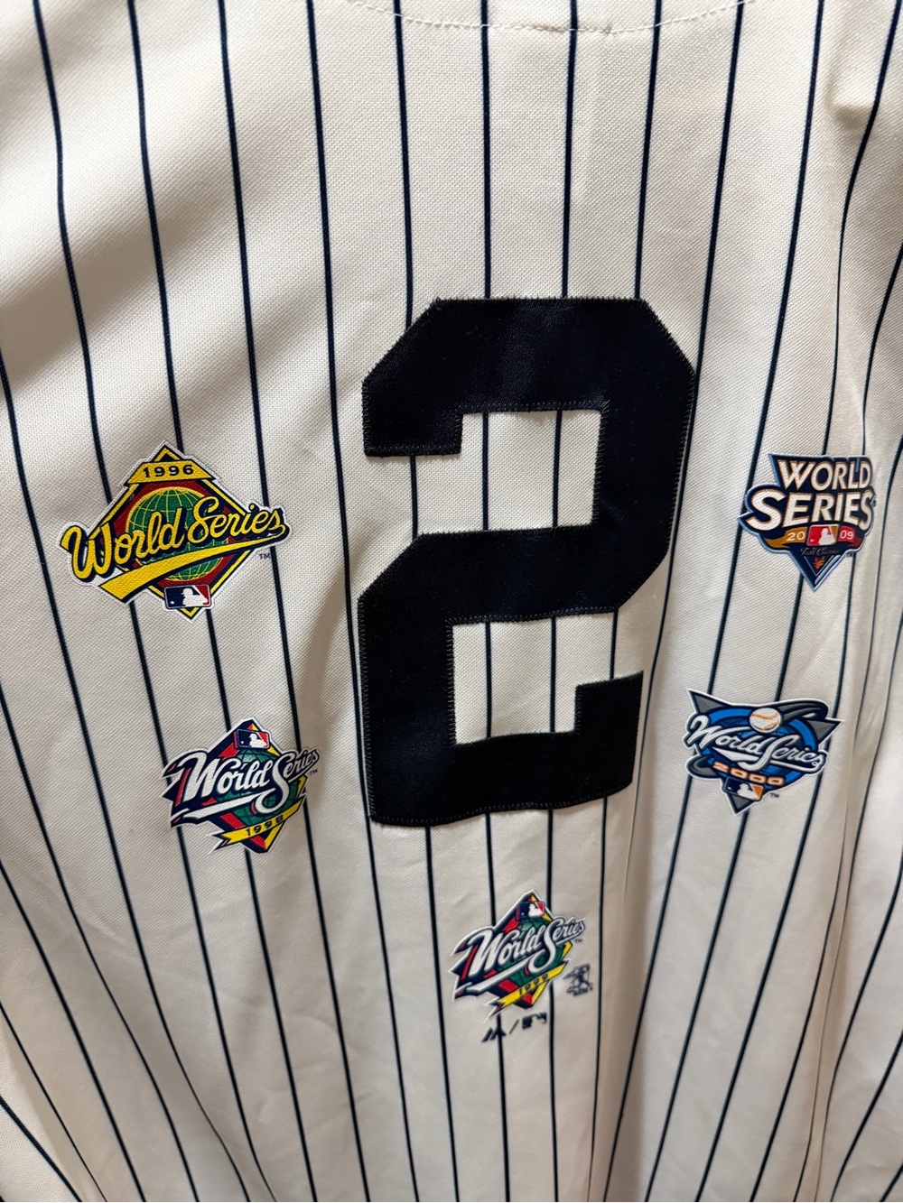 Derek Jeter World Series Jersey